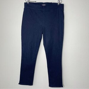 NYDJ Alina Pull On Ankle Dark Wash Stretch Jeans Lift Tuck
